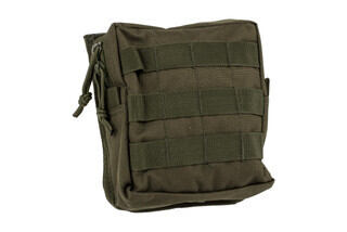 The Red Rock Outdoor Gear Medium MOLLE Utility Pouch features an OD green Nylon material